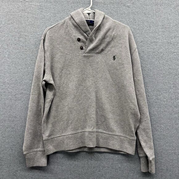 Ralph Lauren Other - Polo Ralph Lauren Shawl Loop Collar Sweater Mens Size M Pullover Preppy Button